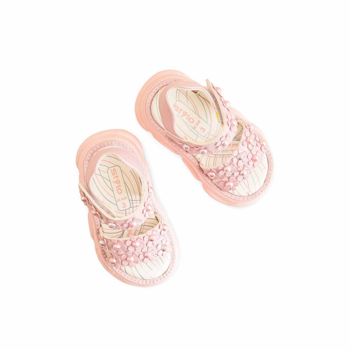 Girls Pink Casual Sandal KD5612