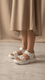 Girls White Casual Sandal KD5614