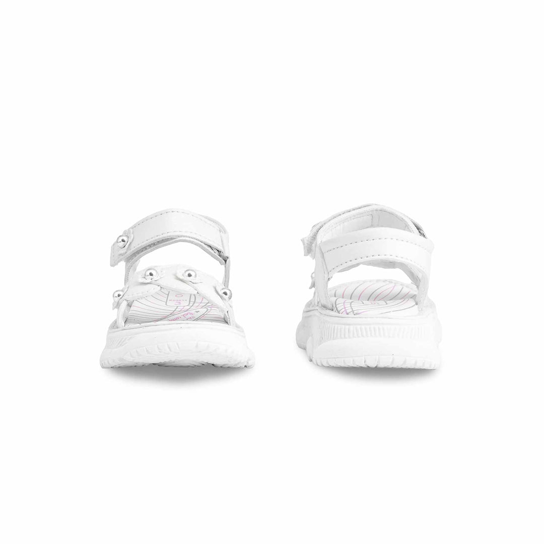 Girls White Casual Sandal KD5614