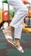 Girls Cream Formal Slipper KD5624