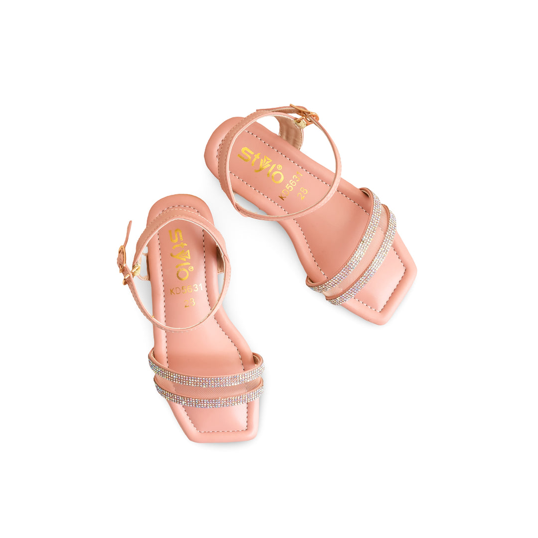 Girls Pink Casual Sandal KD5631