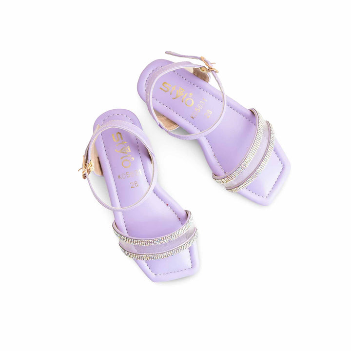 Girls Purple Casual Sandal KD5631
