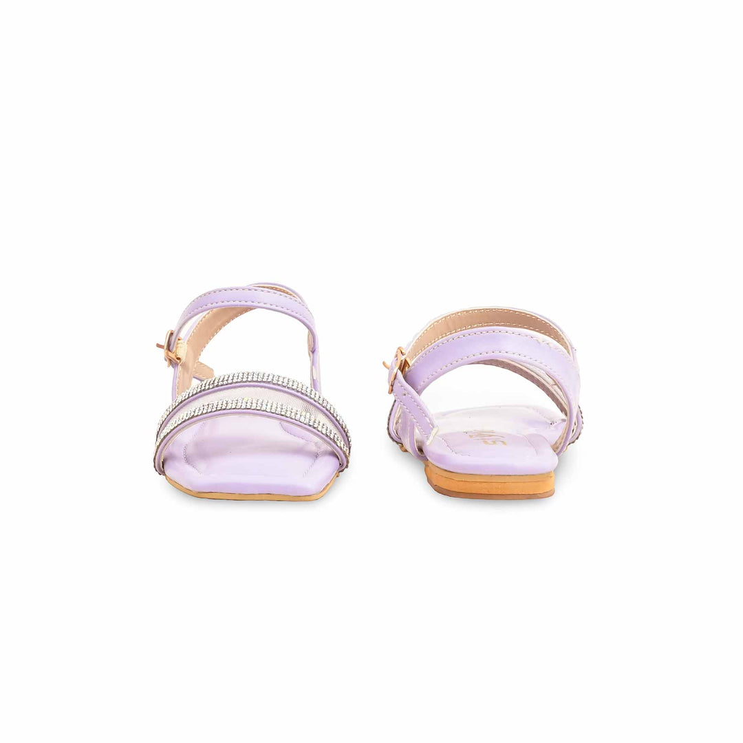 Girls Purple Casual Sandal KD5631