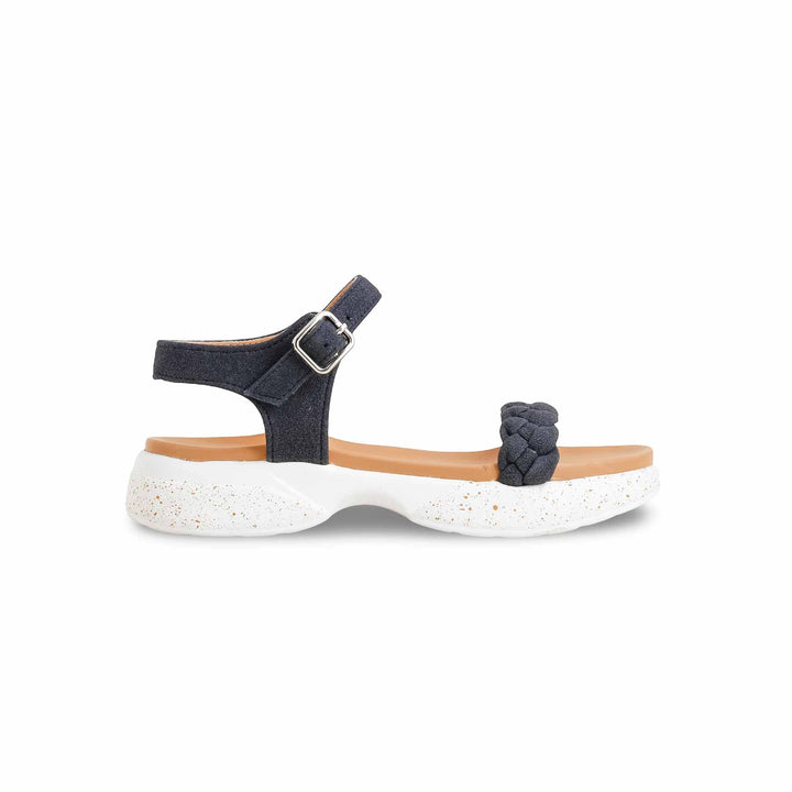Girls Navy Formal Sandal KD5647
