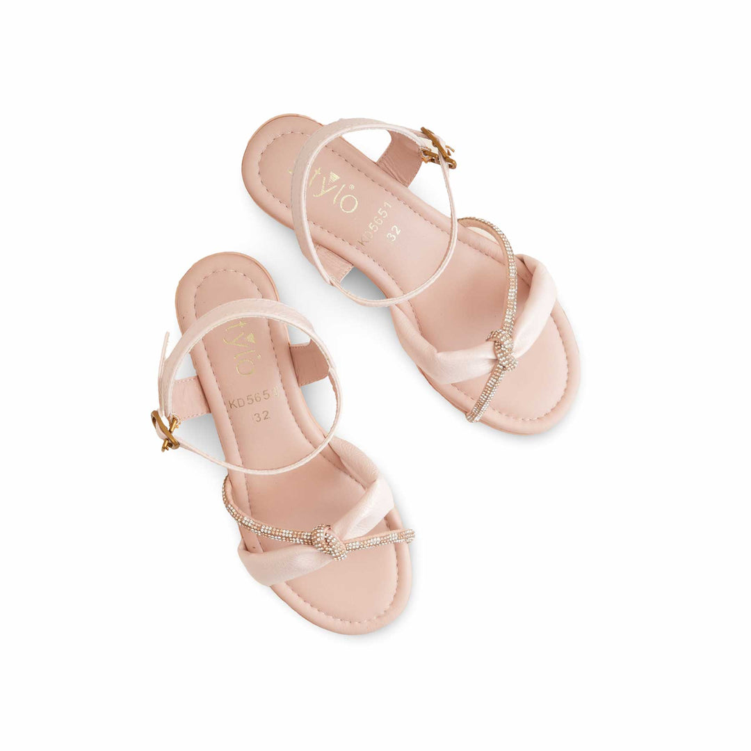 Girls Pink Formal Sandal KD5651