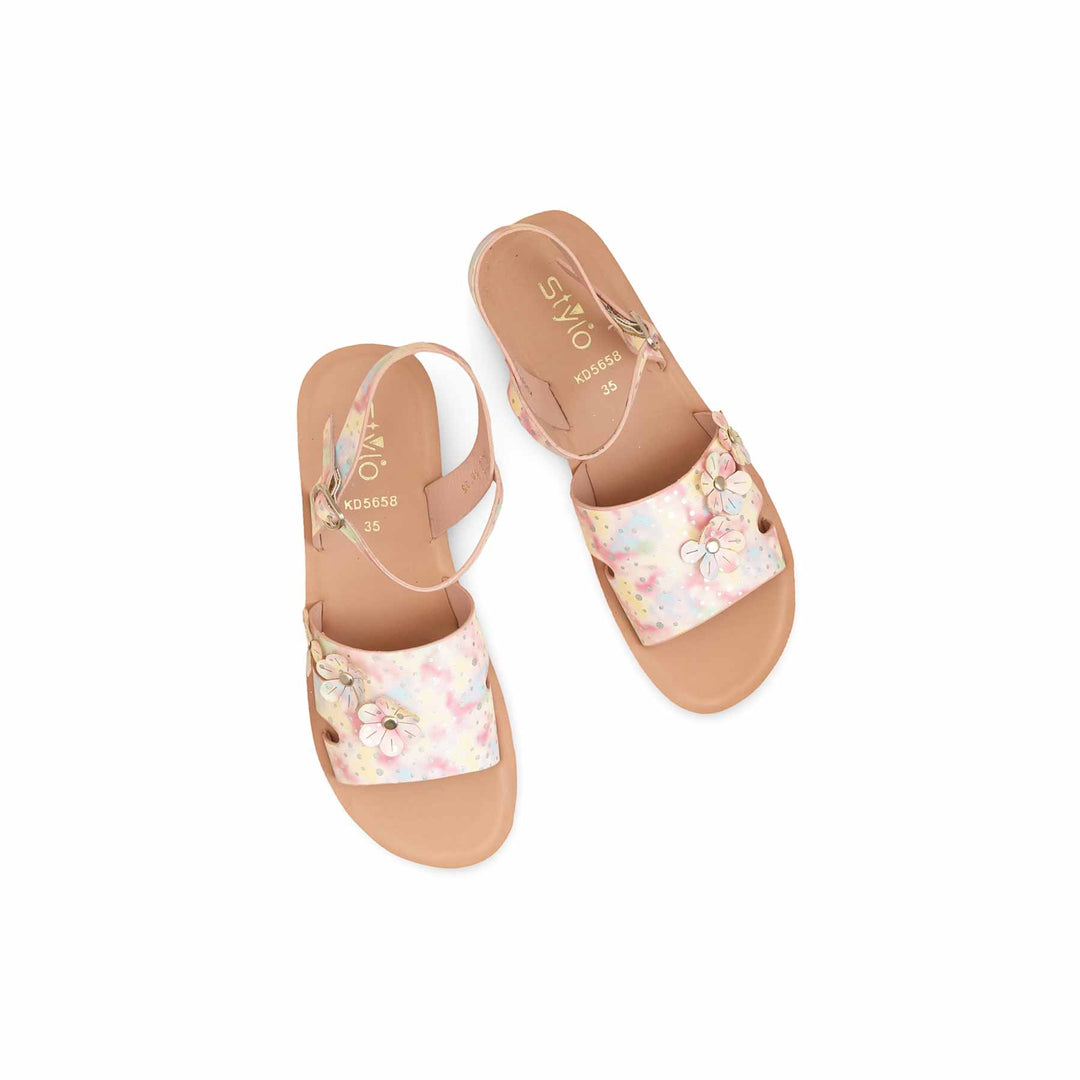 Girls Pink Casual Sandal KD5658