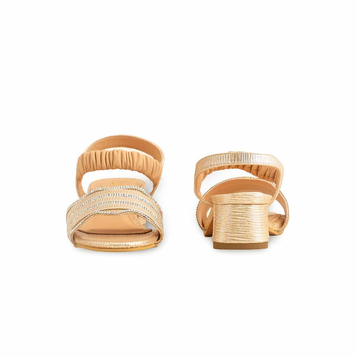 Girls Golden Fancy Sandal KD5671