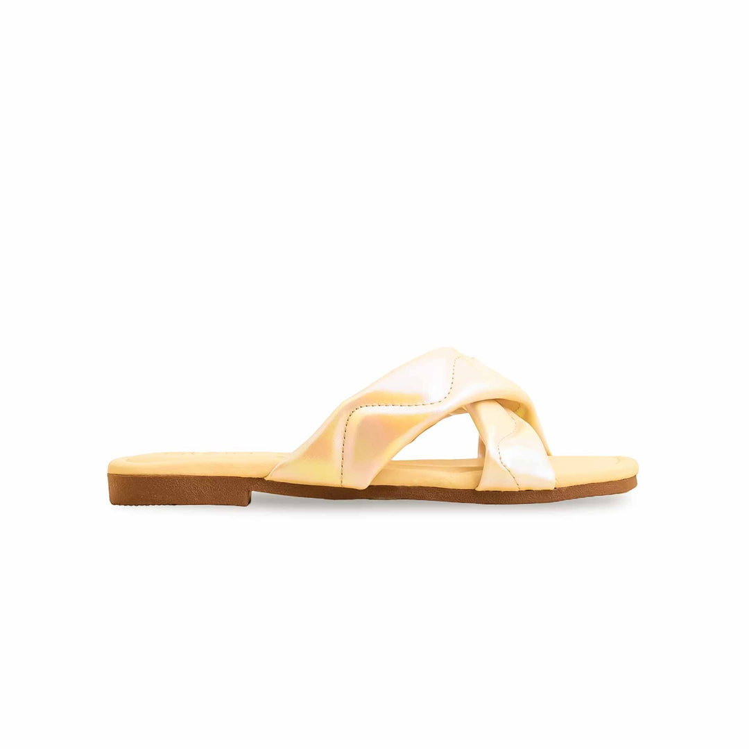 Girls Golden Fancy Slipper KD5682