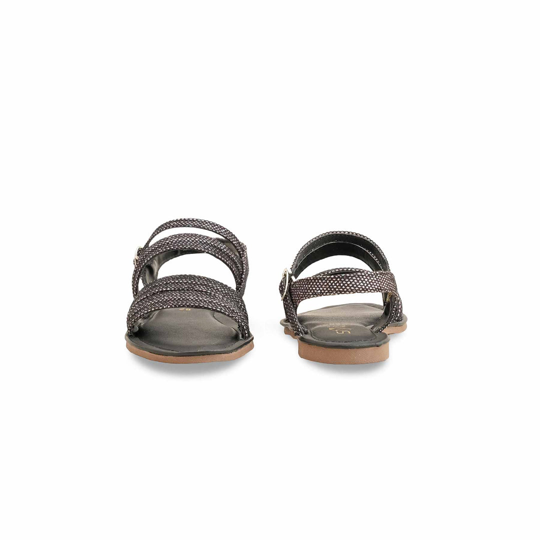 Girls Black Formal Sandal KD5685
