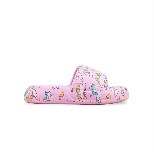 Girls Purple Casual Flip Flop KD5691