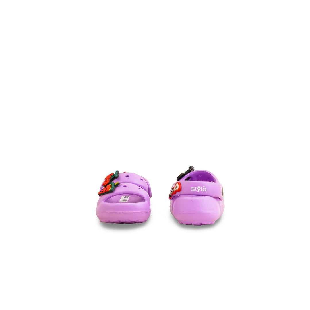Girls Purple Casual Flip Flop KD5692