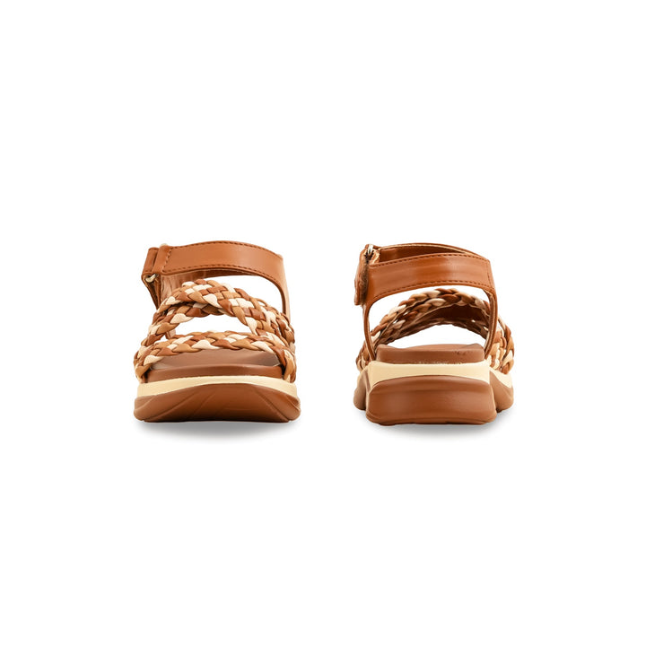 Girls Brown Formal Sandal KD5694