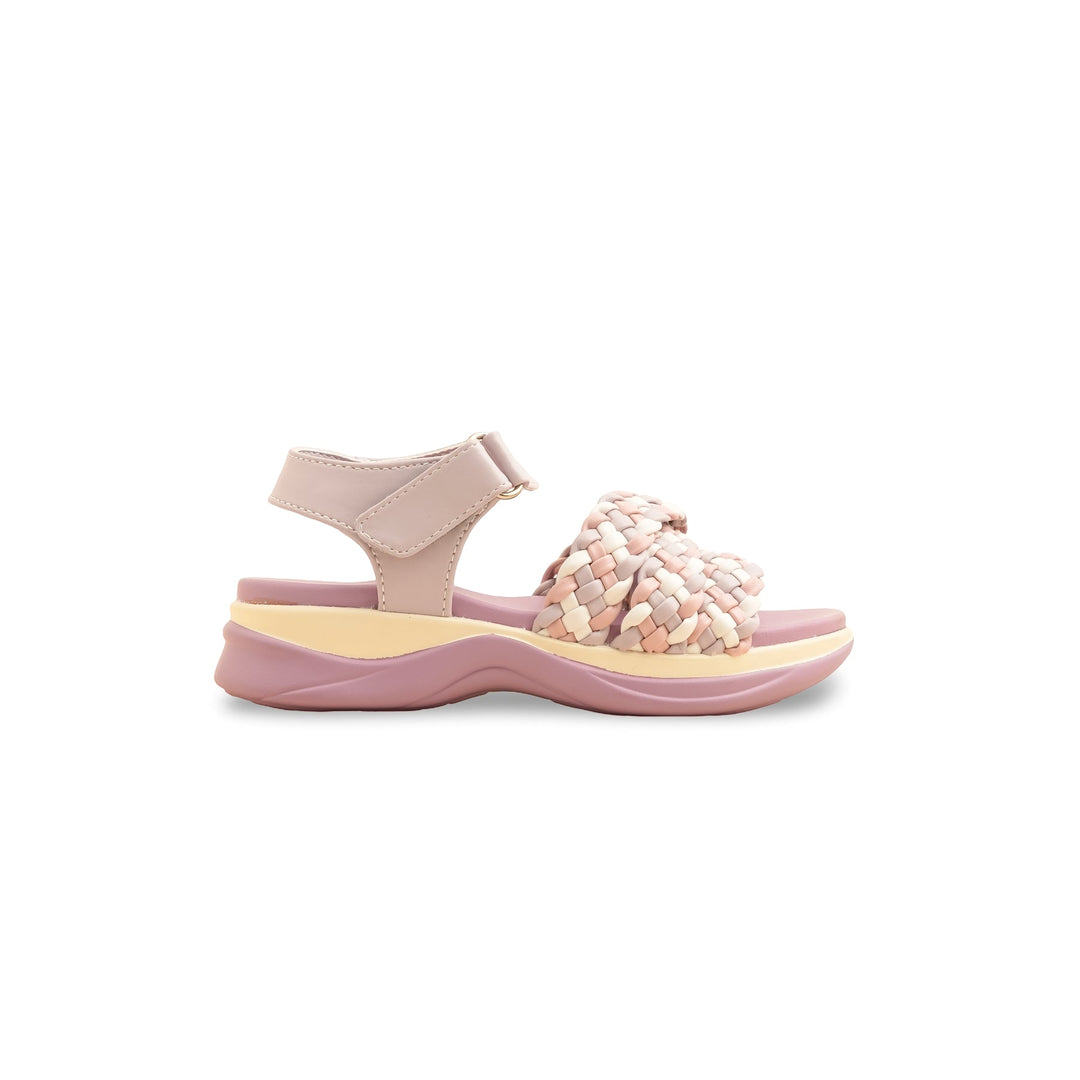 Girls Purple Formal Sandal KD5694