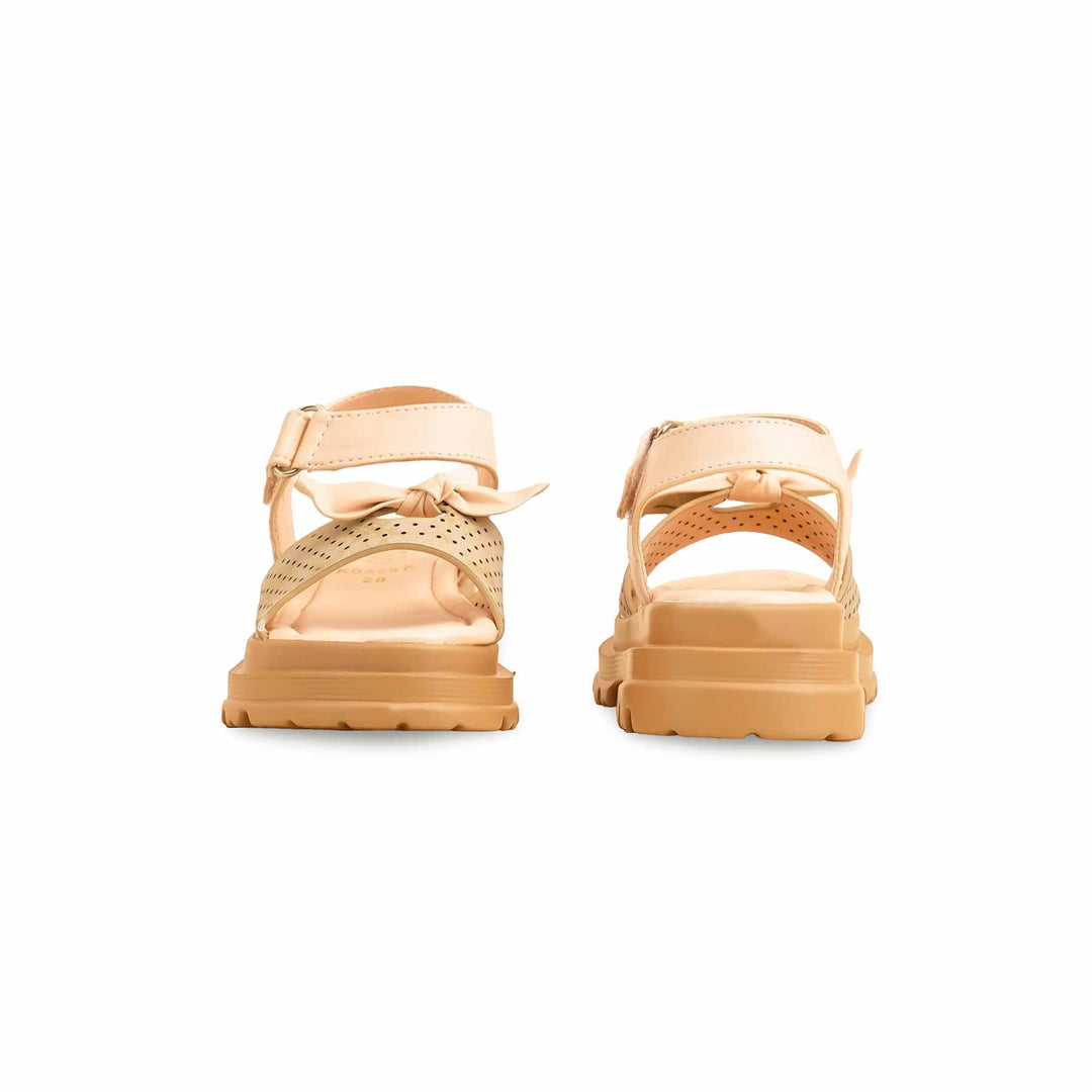 Girls Golden Formal Sandal KD5697