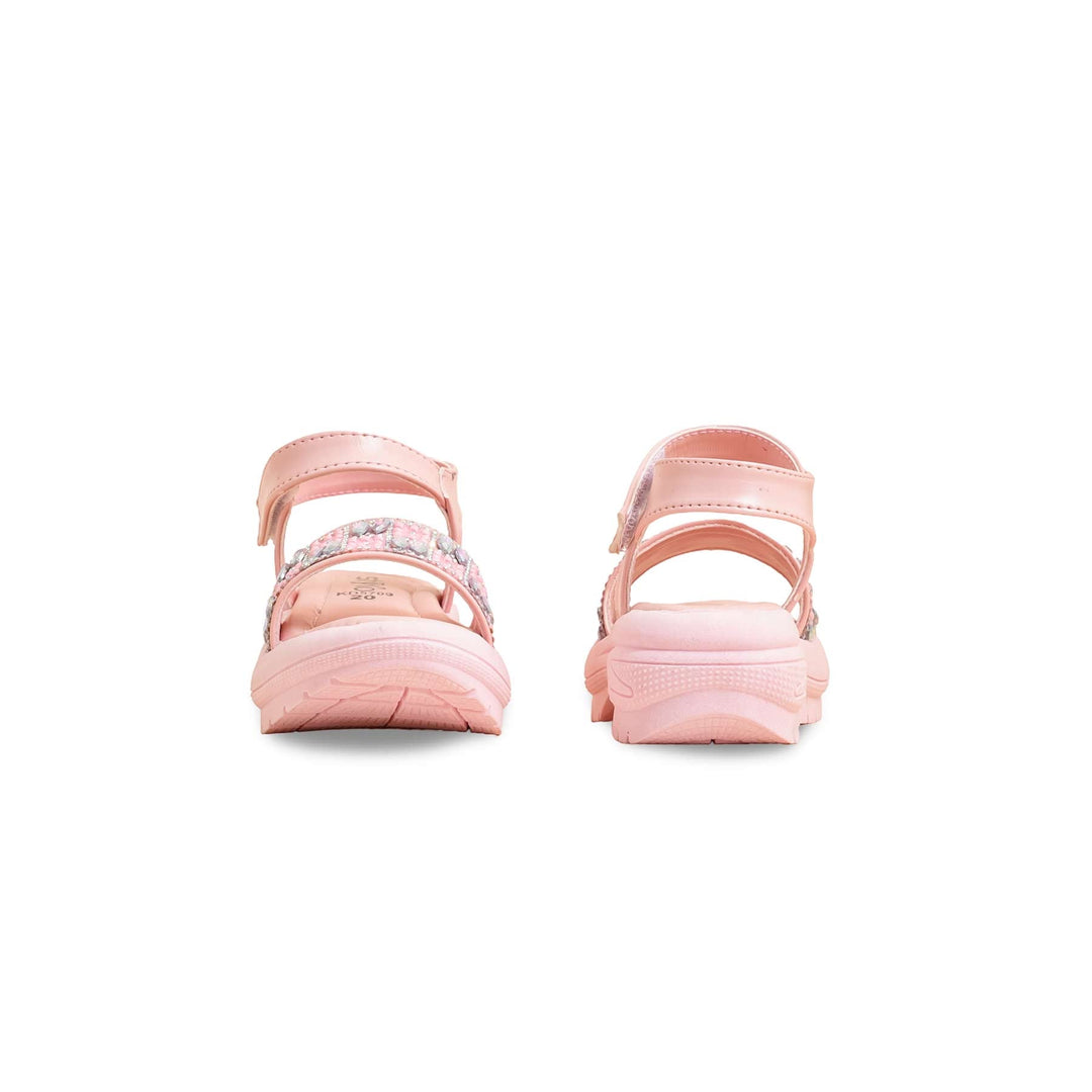 Girls Pink Casual Sandal KD5709