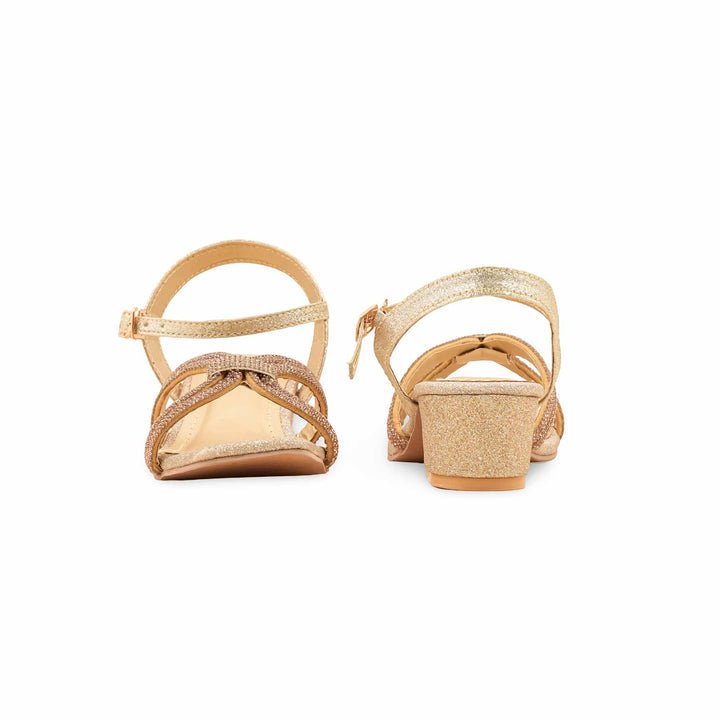 Girls Golden Fancy Sandal KD5712