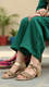 Girls Golden Fancy Sandal KD5713