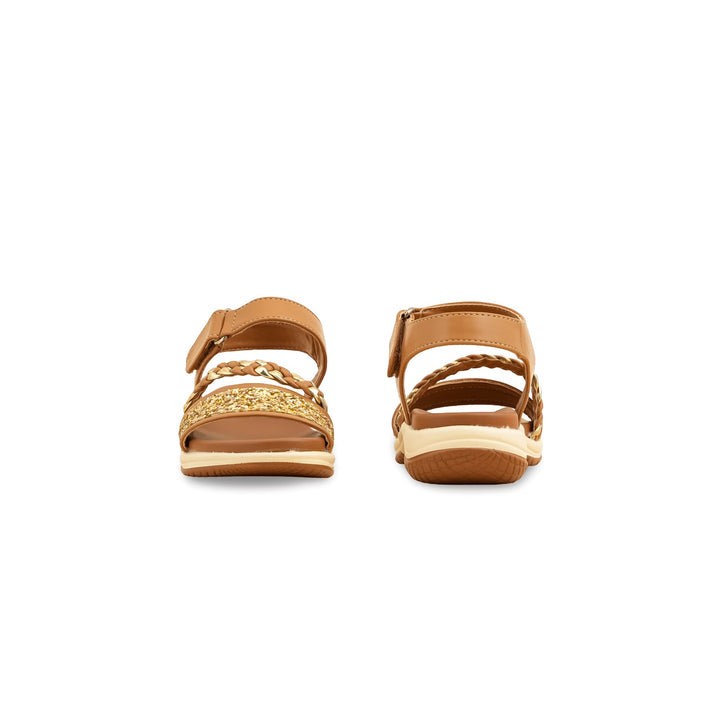 Girls Brown Formal Sandal KD5714