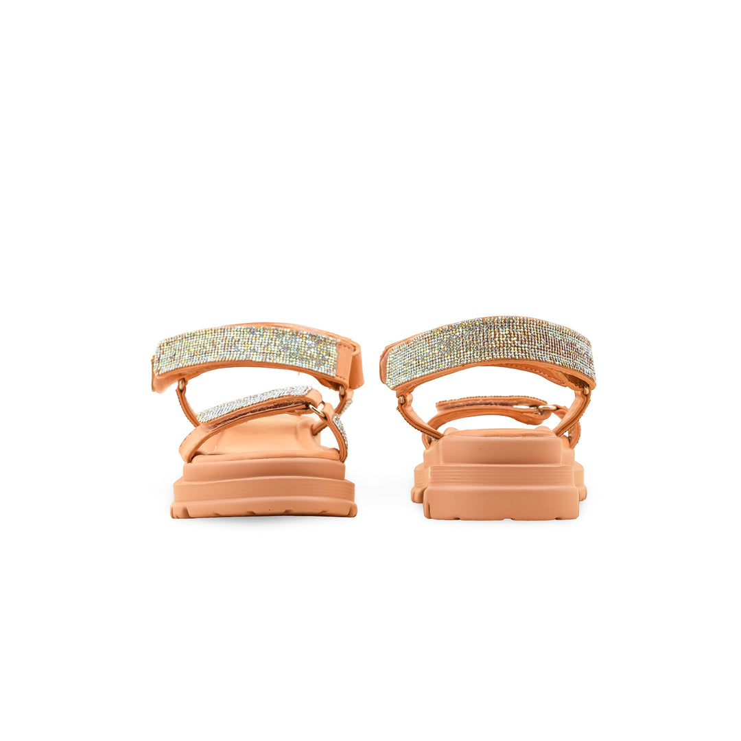 Girls Pink Formal Sandal KD5715