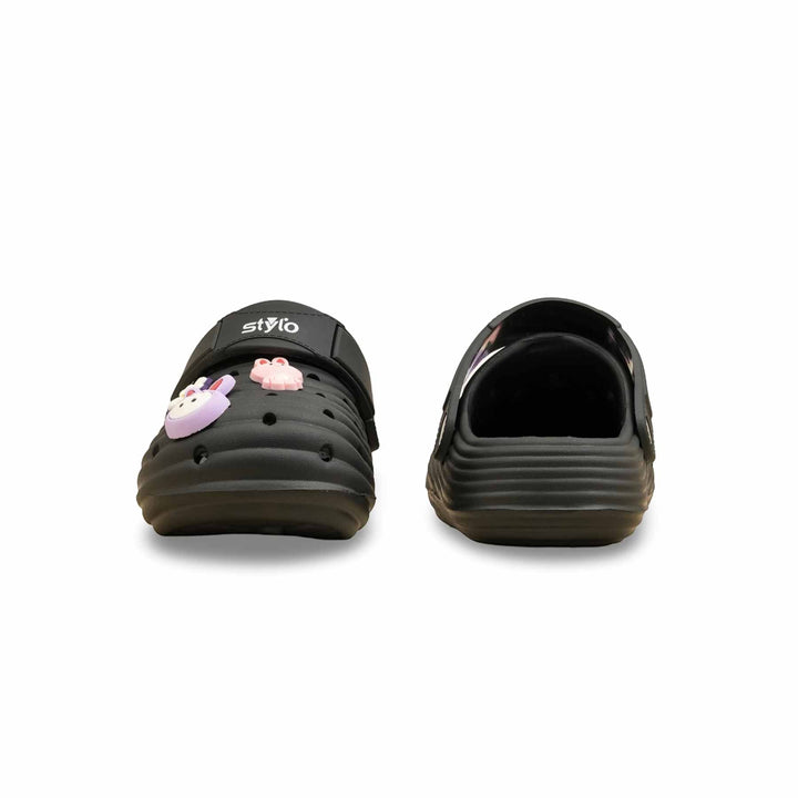 Girls Black Casual Flip Flop KD5722