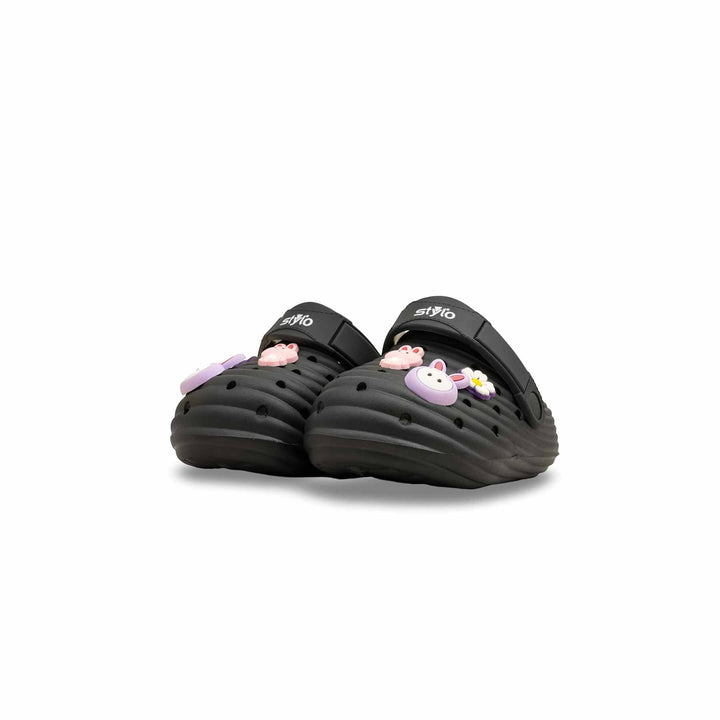 Girls Black Casual Flip Flop KD5722