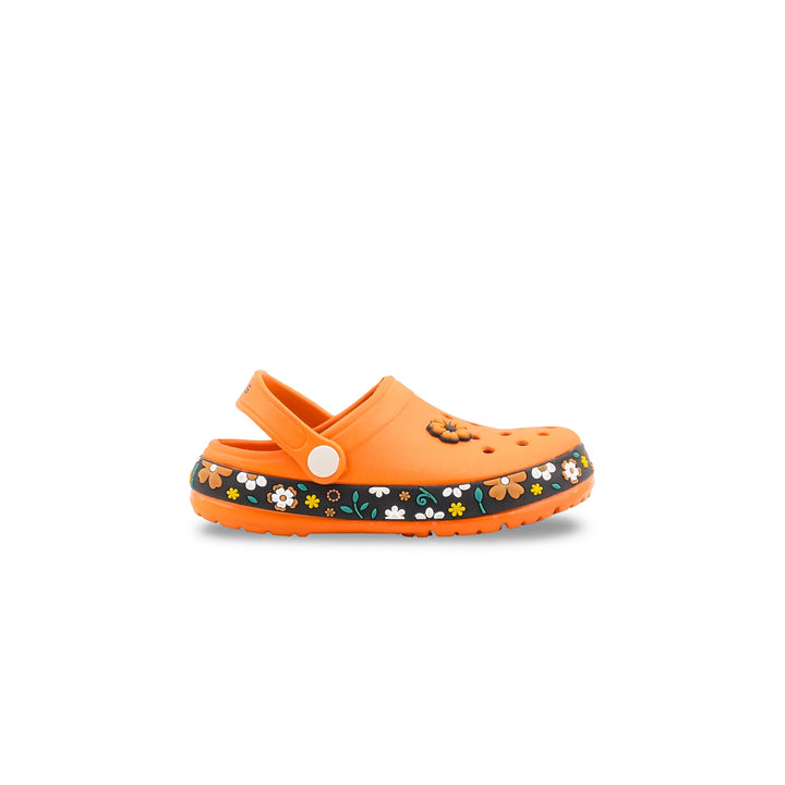 Girls Orange Flip Flops KD5736