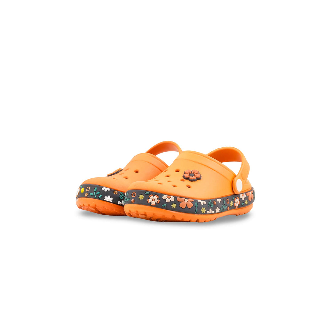 Girls Orange Flip Flops KD5736