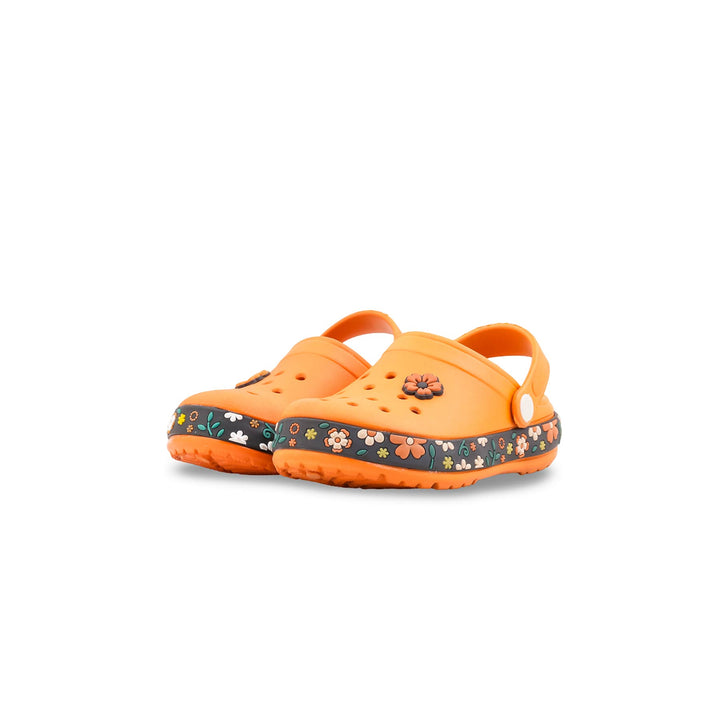 Girls Orange Flip Flops KD5736