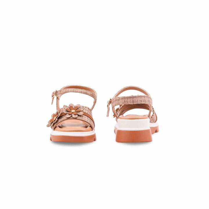 Girls Beige Formal Sandal KD5749