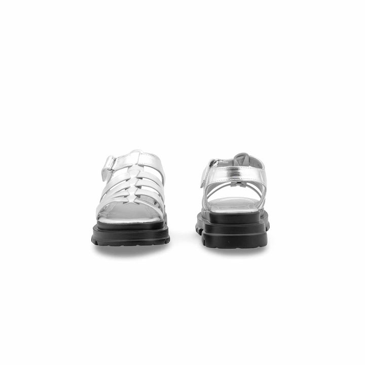 Girls Grey Formal Sandal KD5755