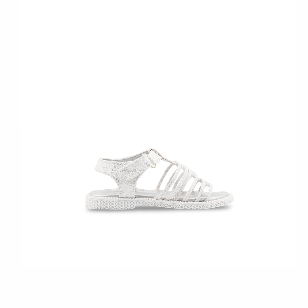Girls Silver Formal Sandal KD5762