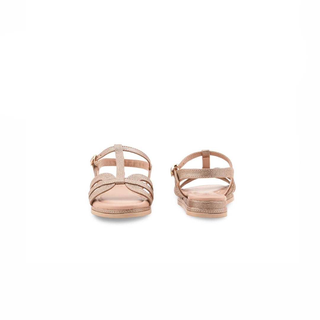 Girls Golden Formal Sandal KD5772