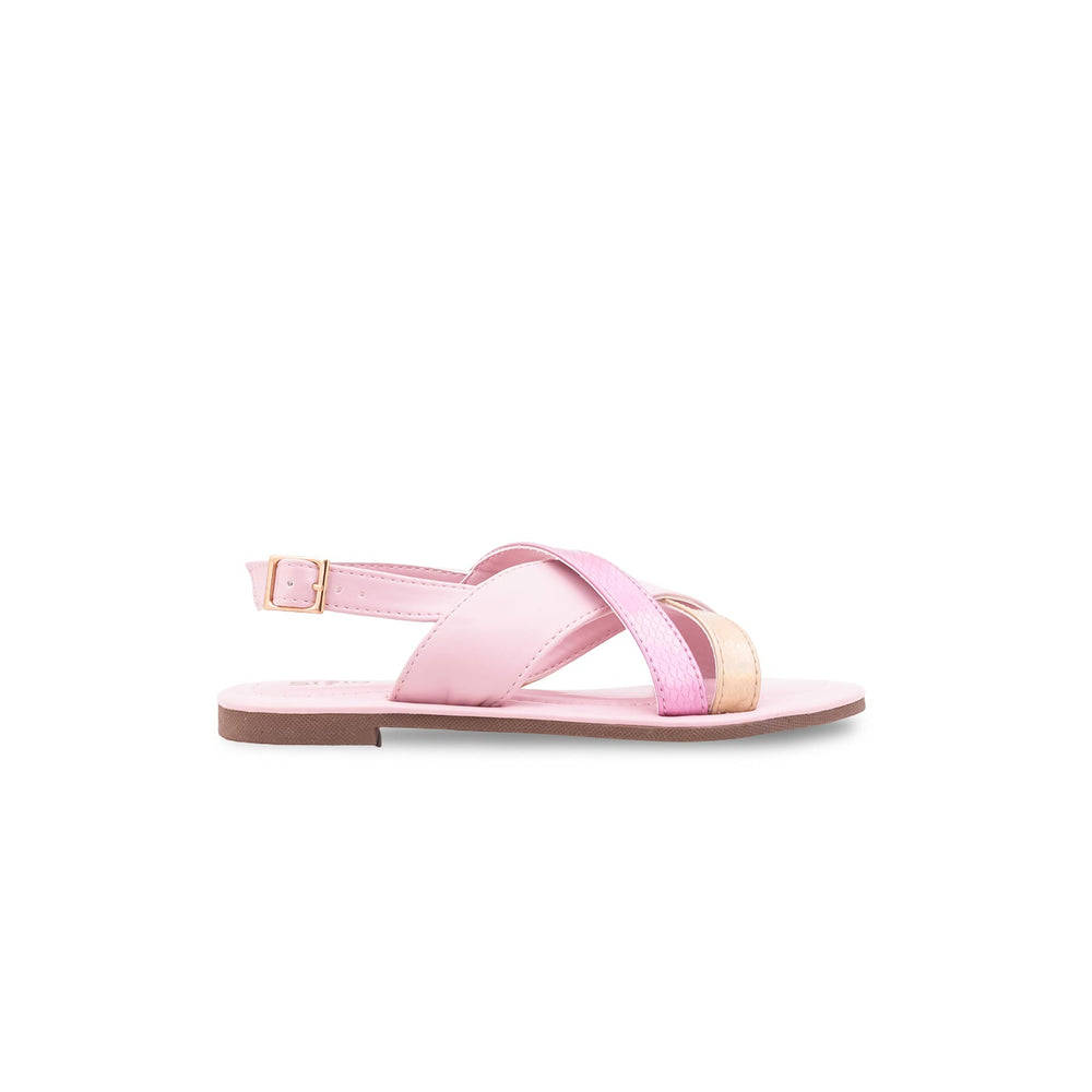 Girls Pink Casual Sandal KD5781