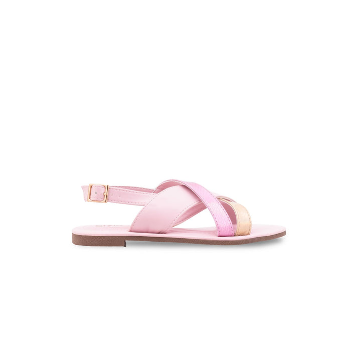 Girls Pink Casual Sandal KD5781