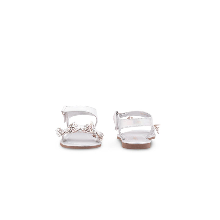 Girls Silver Casual Sandal KD5787