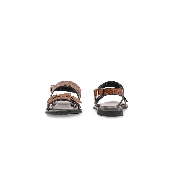Girls Copper Casual Sandal KD5788
