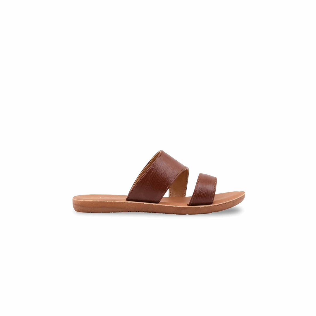 Girls Brown Casual Slipper KD5796