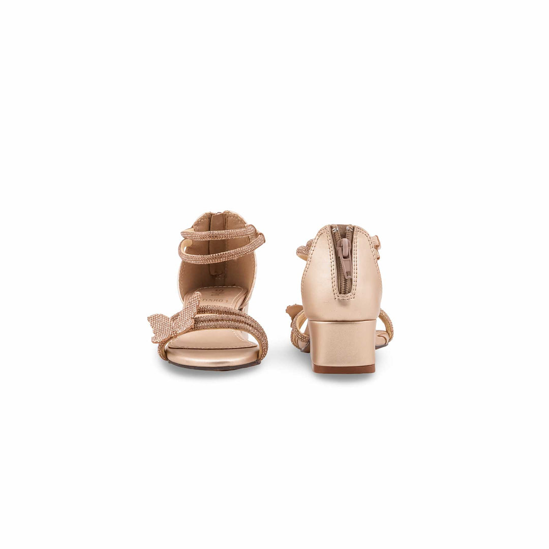 Girls Golden Fancy Sandal KD5801