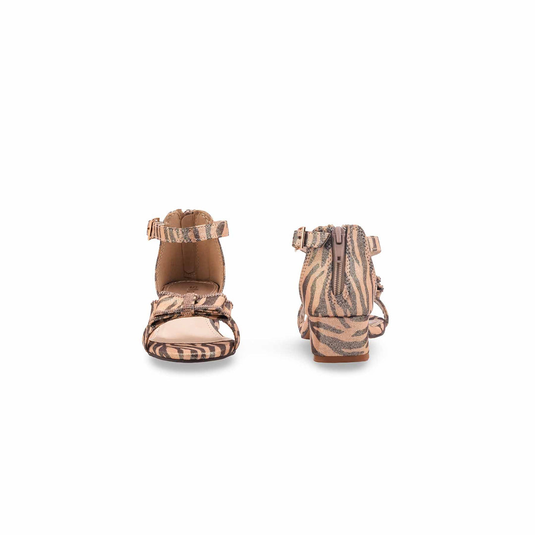 Girls Golden Formal Sandal KD5803