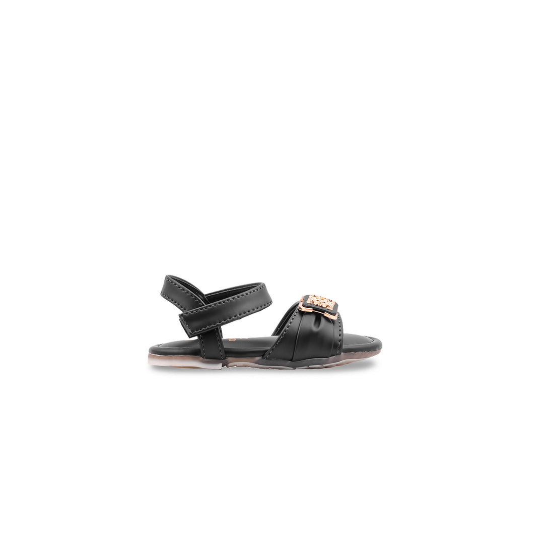Girls Black Formal Sandal KD5808