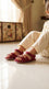 Girls Maroon Formal Sandal KD5809