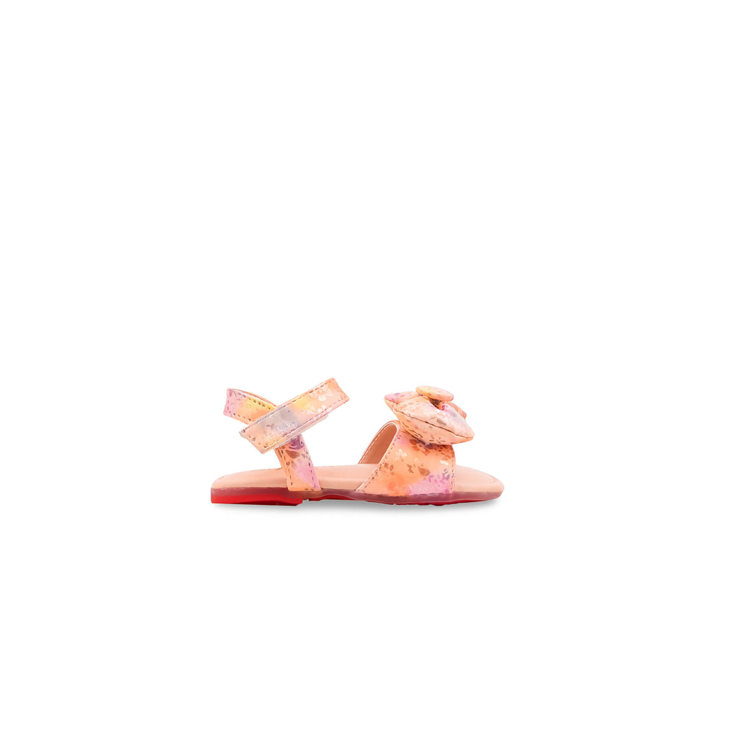 Girls Orange Formal Sandal KD5811