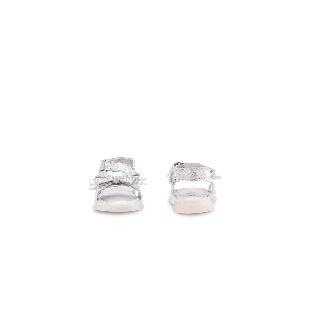 Girls Silver Fancy Sandal KD5817