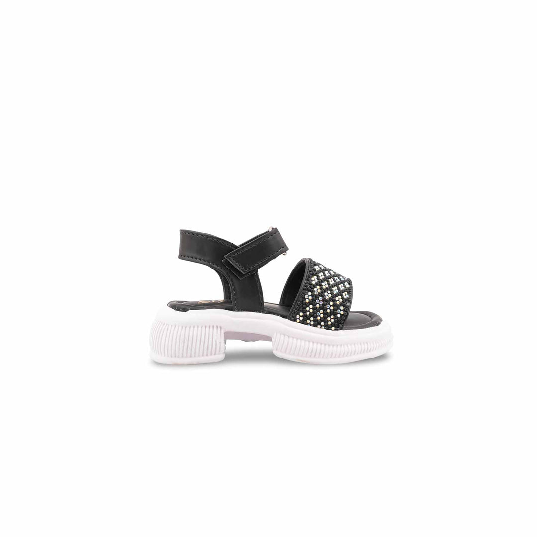 Girls Black Formal Sandal KD5823