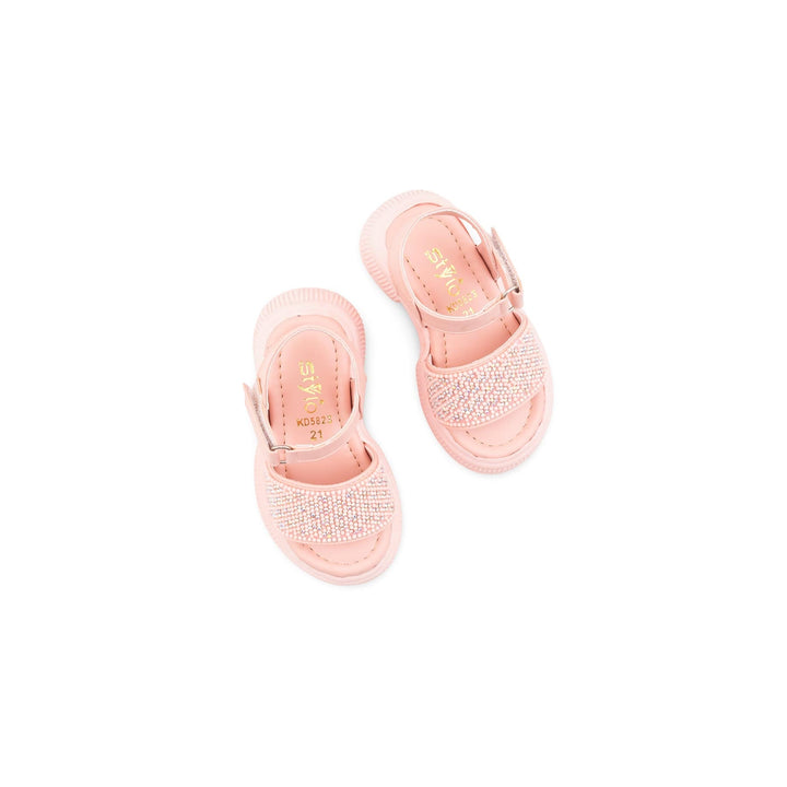 Girls Pink Formal Sandal KD5823