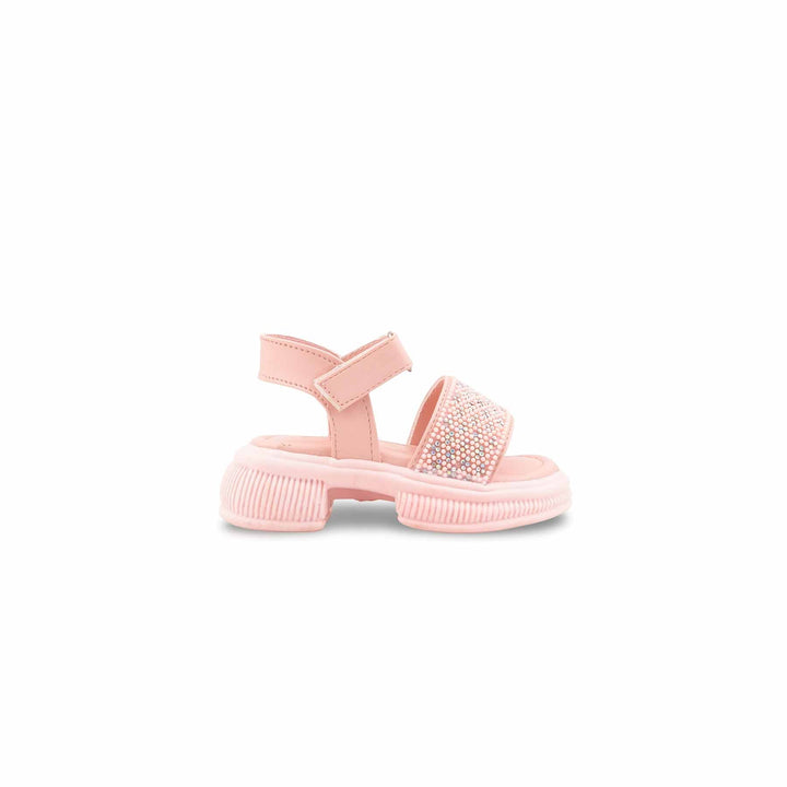 Girls Pink Formal Sandal KD5823