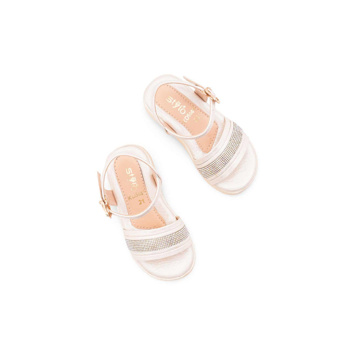 Girls Silver Formal Sandal KD5841
