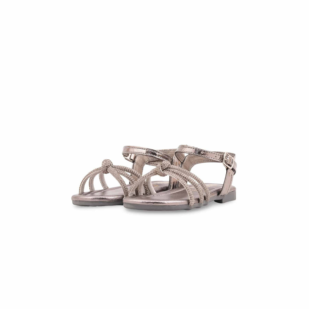 Girls Grey Fancy Sandal KD5848