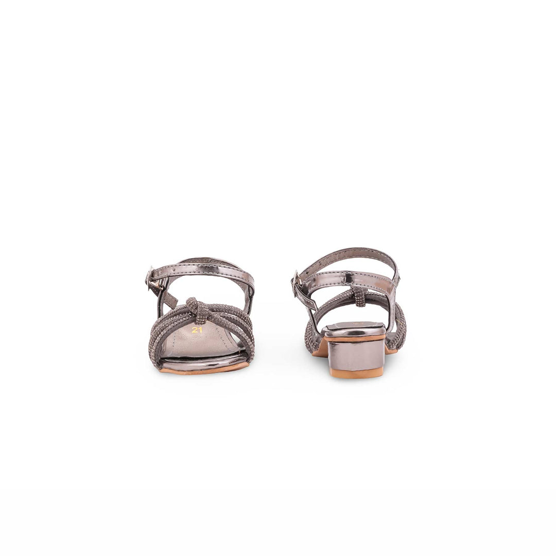 Girls Grey Fancy Sandal KD5850