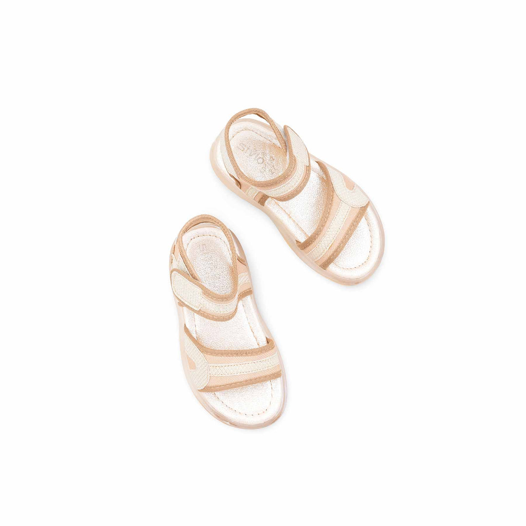 Girls Golden Casual Sandal KD5852